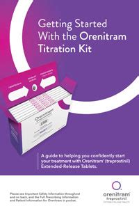 Orenitram Oral Treprostinil Titration Kit