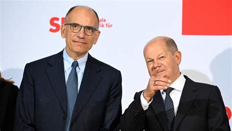 Vertice A Berlino Scholz Fa Il Tifo Per Letta La Spd Non Vinca La