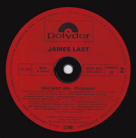 James Last Und Jetzt Alle Lp Album Mixed Akerrecords Nl