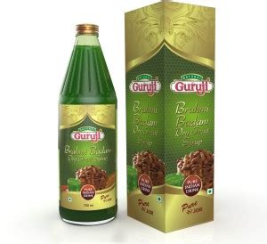 Jai Guruji Brahmi Badam Dry Fruit Syrup Sharbat Instant Refreshing