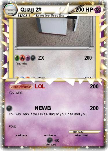 Pokémon Quag - LOL - My Pokemon Card