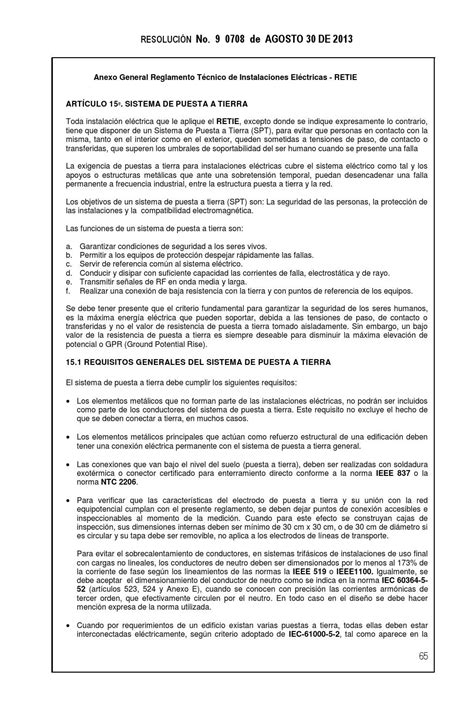 Reglamento técnico instalaciones eléctricas by Superintendencia de