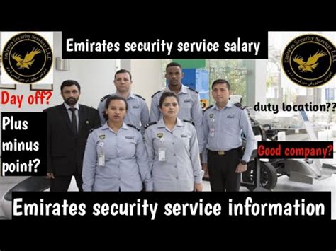 Emirates Security Service Abu Dhabi Review Al Emirate Security Salary