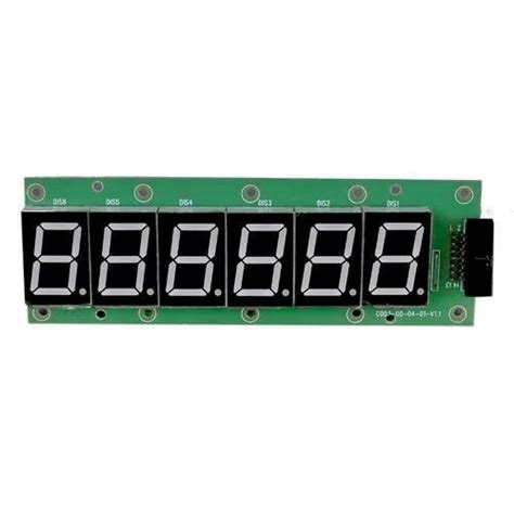 6 Digit 1 Inch Seven Segment Display Shape Rectangle At ₹ 160piece