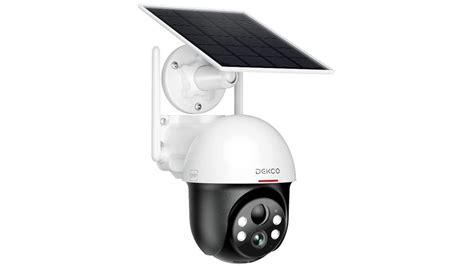 Dekco Mp Uhd Solar Security Camera Wireless Outdoor Cctv Cameras