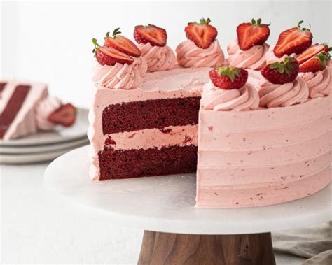 Strawberry Red Velvet Cake Bake From Scratch