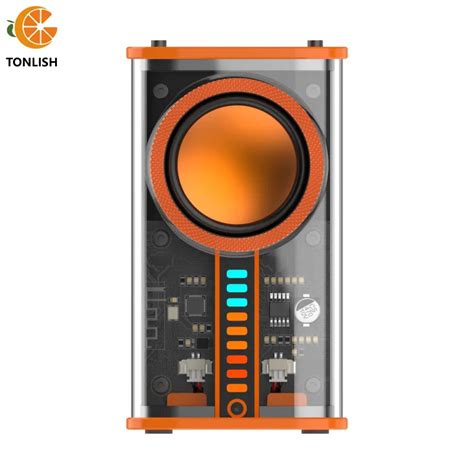 Tonlish K Transparent Cyberpunk Mecha Tws Wireless Bluetooth Speaker