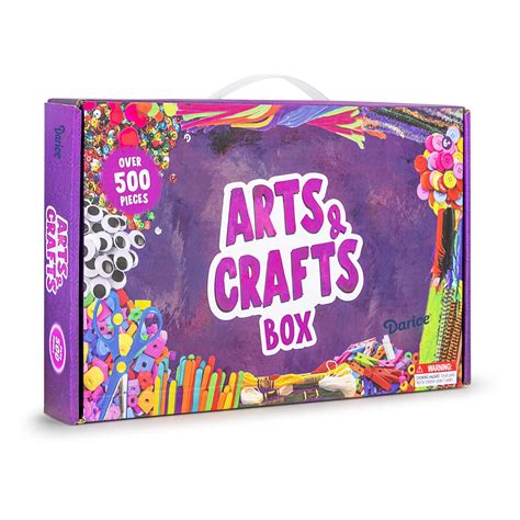 Darice Arts And Crafts Kit 500 Piece Kids Craft Supplies And Materials