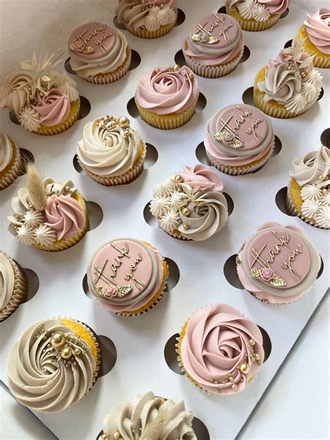 Elegant Cupcakes | Baby shower cupcakes for girls, Baby shower desserts ...