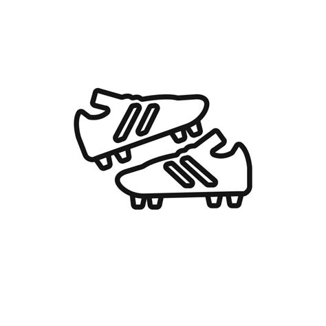 Football Soccer Shoes Icon Set Collection For Web 47525543 Vector Art