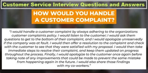 Customer Service Interview Questions And Answers Interview Questions