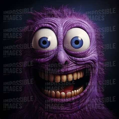 Purple Monster - Impossible Images - Unique stock images for commercial ...