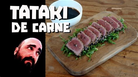 C Mo Hacer Tataki De Carne Youtube