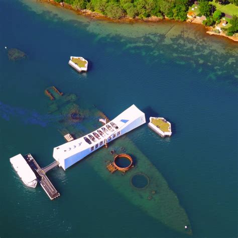 Uss Arizona Wreck Underwater