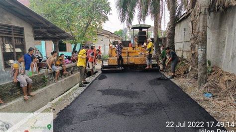 Dinas Pu Medan Aspal Jalan Rawe Vi Kecamatan Medan Labuhan Yang