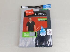 Hanes Pack P Men S Comfortsoft Tagless V Neck T Shirts Xl