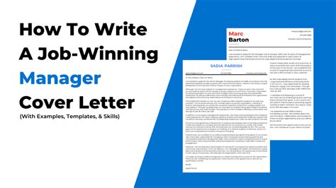 Manager Cover Letter Examples For 2024 (20+ Skills & Templates)