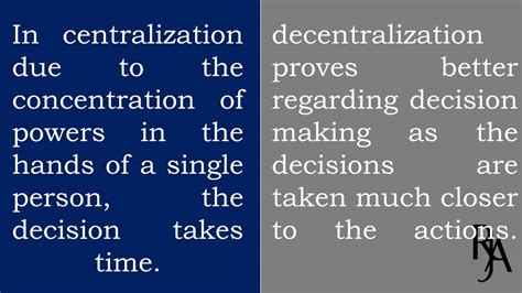 Difference Between Centralization And Decentralization Youtube