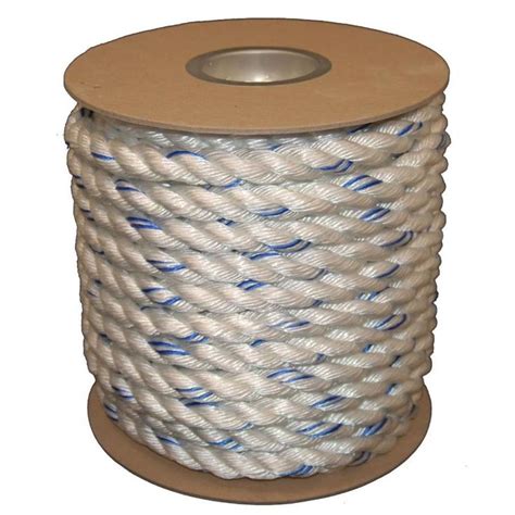 T W Evans Cordage 5 8 In X 600 Ft Twisted Polydac Poly Dacron Combo