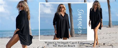 UNibelle Damen Strandkleid Bikini Cover Up Strandponcho Sommer Bademode