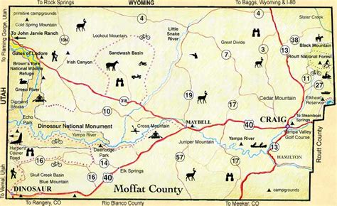 Moffat County, Colorado - Cities, Towns and Places