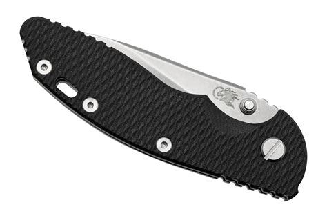 Rick Hinderer XM 18 3 5 Slicer Non Flipper S45VN Stonewash Black G10