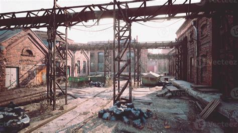 Old Abandoned Industrial Buildings At Factory 6678660 Stock Photo At