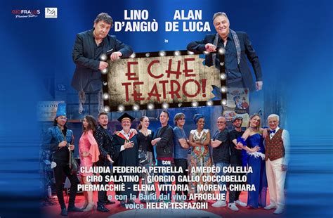 Teatro Augusteo di Napoli dal 26 aprile Lino DAngiò e Alan De Luca in