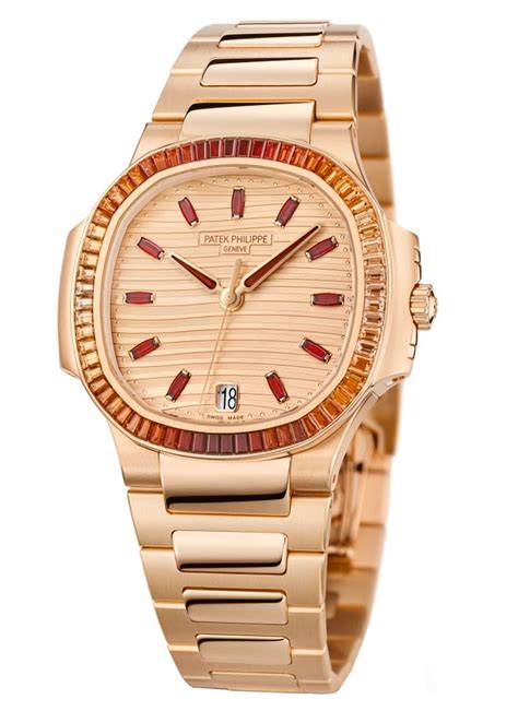 R Patek Philippe Nautilus Lady S Rose Gold Essential Watches