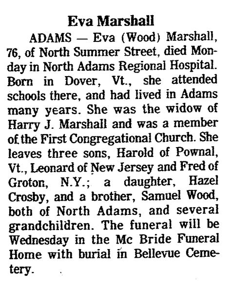 Eva Ellen Wood Marshall 1902 1978 Homenaje De Find A Grave