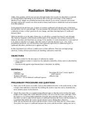 Sheilding And Radiationdoc Doc Radiation Shielding Alpha Beta Gamma