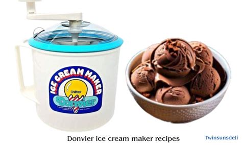 3 Easy Donvier Ice Cream Maker Recipes 2024| Twinsunsdeli