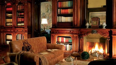 20 Cozy Home Library With Fireplace Homedecorish