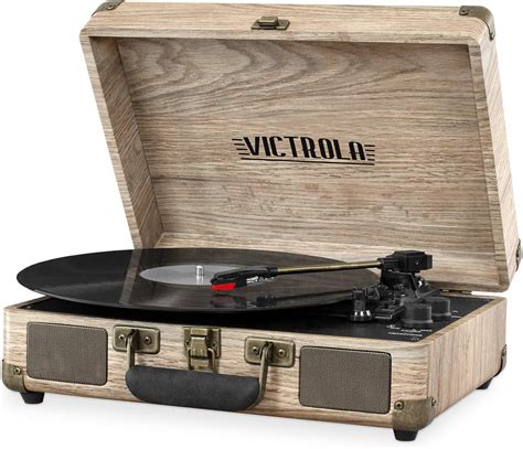 Amazon Victrola Tocadiscos Port Til De Maleta Estilo Vintage Con