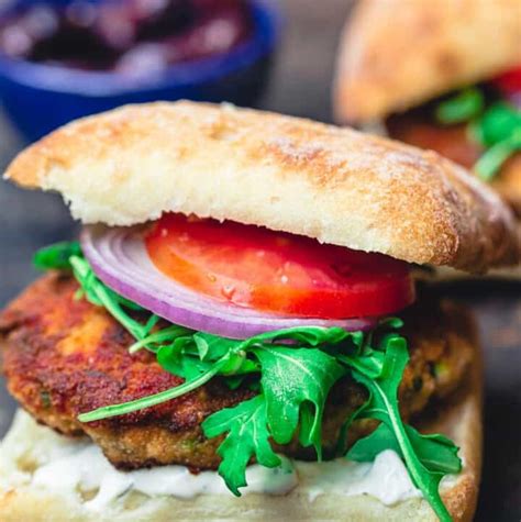 Salmon Burger Salmon Patties Recipe The Mediterranean Dish