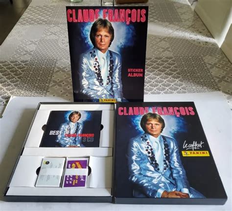 COFFRET 3CD CLAUDE Francois Album Panini 200 Stickers Neuf Port A