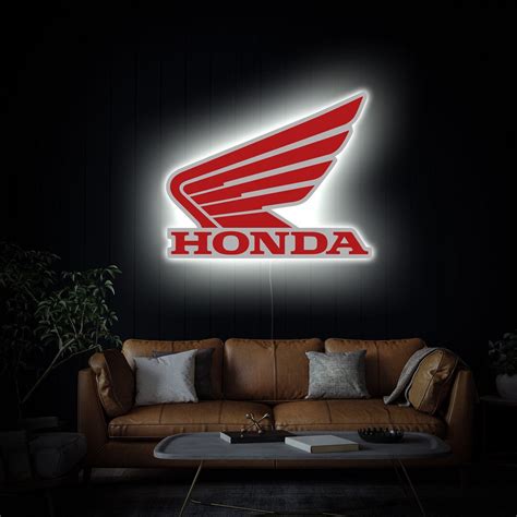 Honda Neon Sign Honda Logo Wall Art Honda Light Sign Honda Etsy