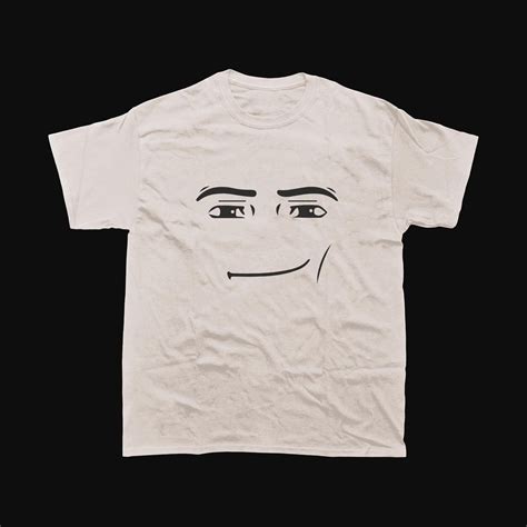roblox man face  shirt meme shirt etsy