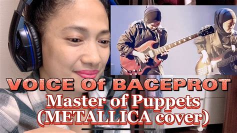 REACTION Vob Voice Of Baceprot Master Of Puppets Metallica Cover Live