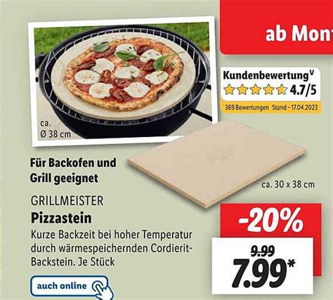 Grillmeister Pizzastein Angebot Bei Lidl 1Prospekte De