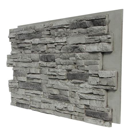 Lighting Ridge 48 In X 24 In Class A Fire Rated Stone Faux