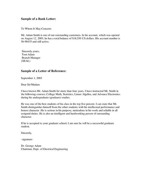 Bank Employee Recommendation Letter How To Write A Bank Employee