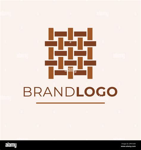 Weaving Of Threads Brand Logo Design Woven Textile Logotype Modern