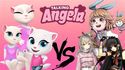 Talking Angela 2 vs Anime Cartoon 🩷 Makeover challenge 😊♥️😇 Cartoon Games 💫 ( Talking Angela ...