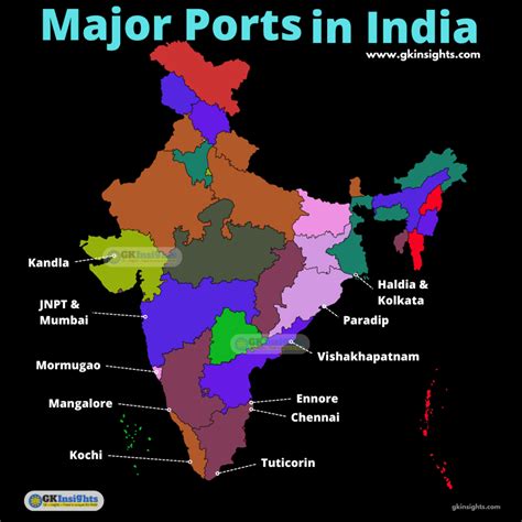 Major Ports in India: Map, Location, List, Exports, Imports ...