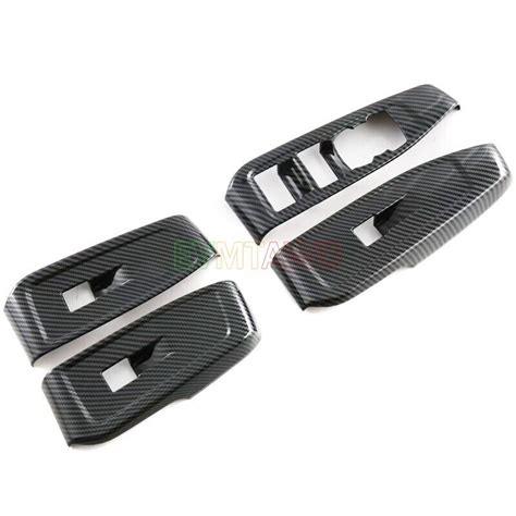 For Ford Ranger Carbon Abs Car Window Control Panel Glass Lift