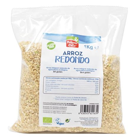 Arroz Integral Redondo Bio 1kg Ecocash