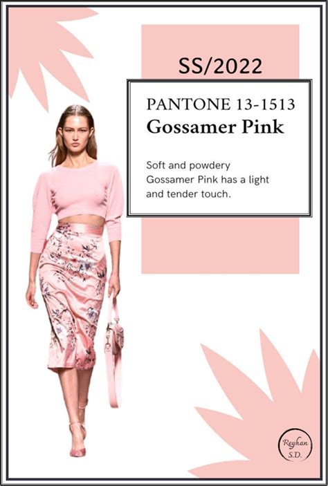 Pantone S S Nyfw Color Palette Gossamer Pink Reyhan S D S