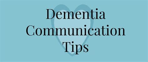 Dementia And Communication - The Healthy Living