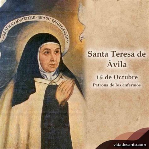 Novena A Santa Teresa De Jesús O Santa Teresa De Ávila Virgen ⋆ Vida